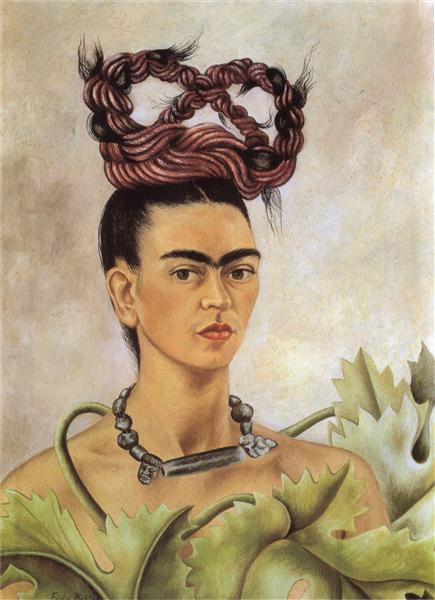 Self Portrait with Braid, 1941 - Frida Kahlo