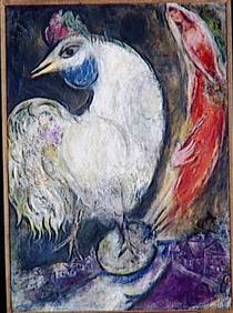 A rooster - Marc Chagall