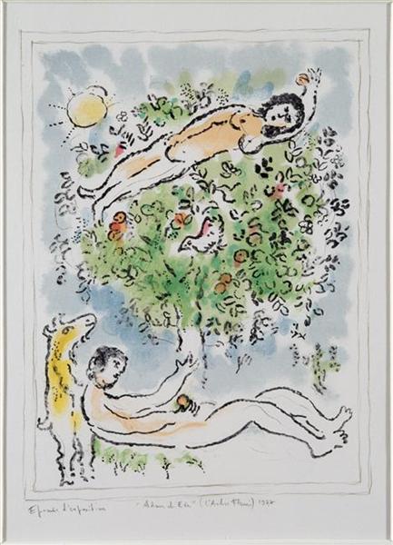 A tree in blossom, 1977 - Marc Chagall