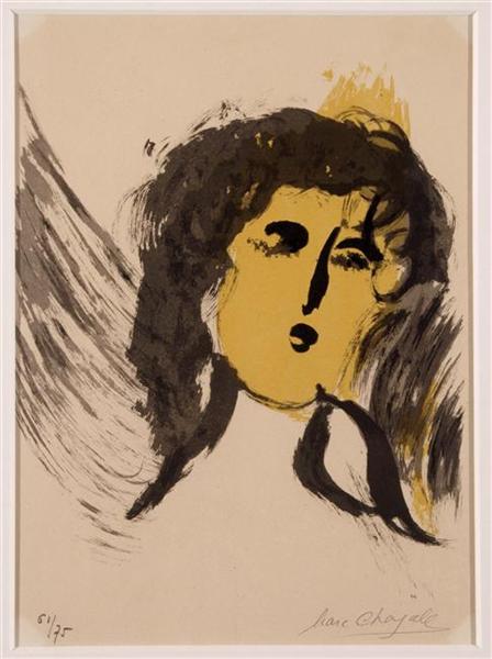 An angel, 1956 - Marc Chagall