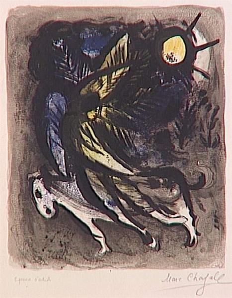 An angel - Marc Chagall - WikiArt.org - encyclopedia of 