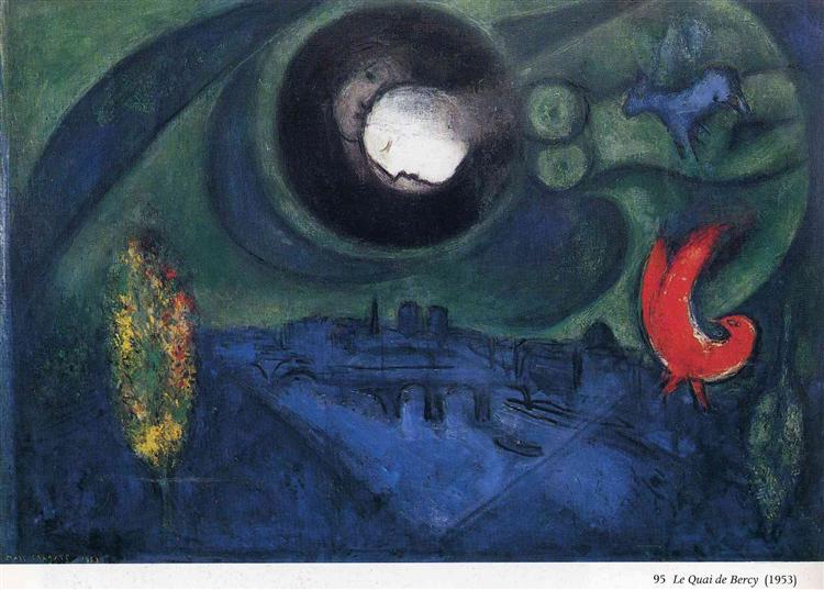 Bercy Embankment, 1953 - Marc Chagall