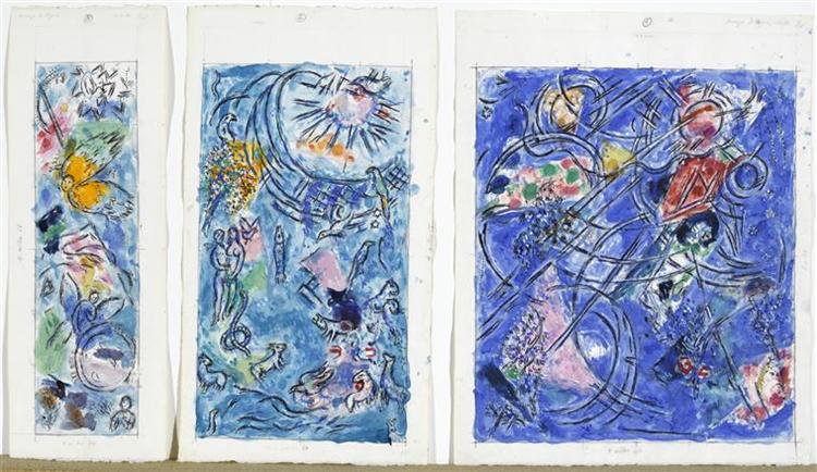 Creation of World, 1971 - Marc Chagall