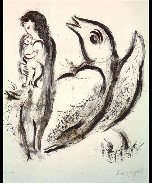 Homage to Hungary, 1956 - Marc Chagall