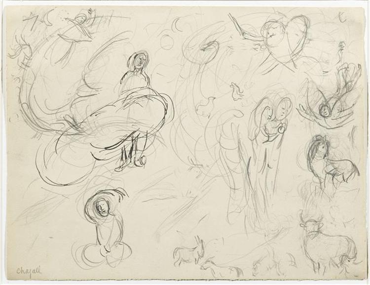 Paradise, 1951 - Marc Chagall