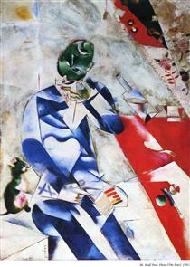 The Poet, or Half Past Three - Marc Chagall