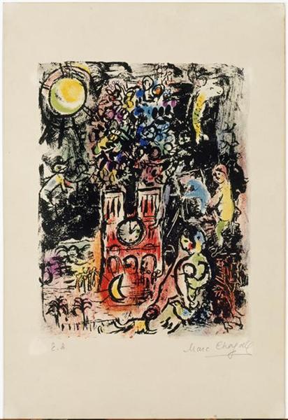 The tree of Jesse, 1960 - Marc Chagall