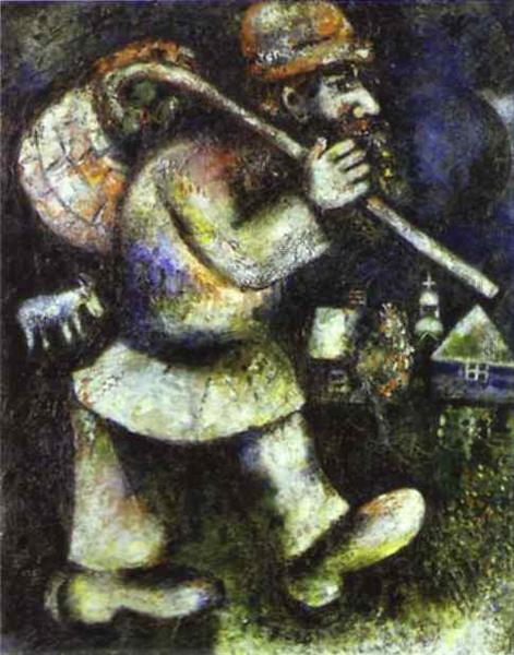 The Wandering Jew, 1923 - 1925 - Marc Chagall