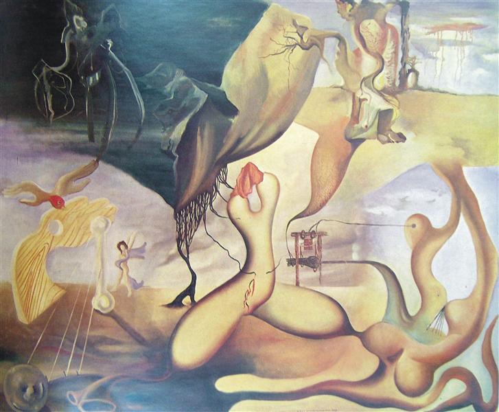 Cadavre Exquis (Surrealist Group Collective Work), 1948 - Marcelino Vespeira