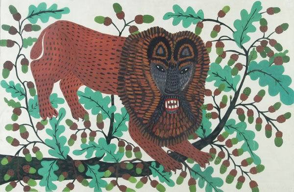 Lion has broken an Oak, 1963 - Marija Prymatschenko