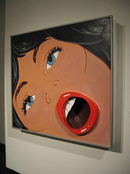 Woman with Parted Lips, 1964 - Марджори Страйдер