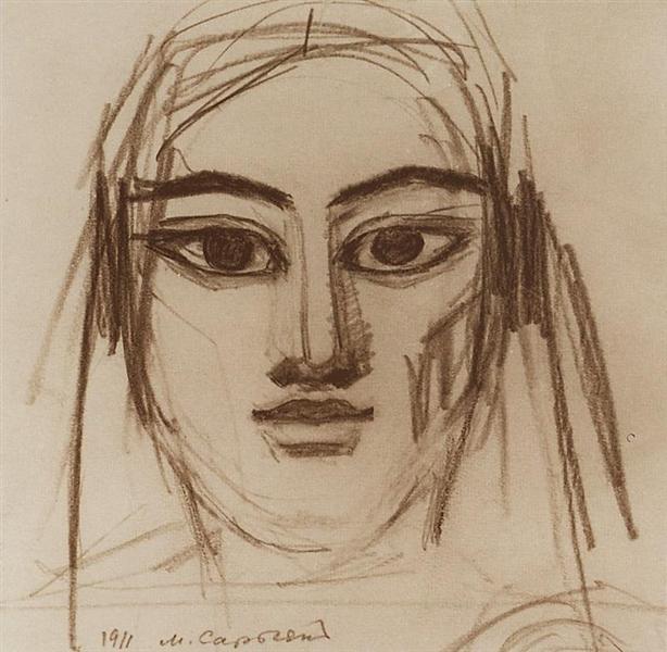 Egyptian woman, 1911 - Мартірос Сар'ян