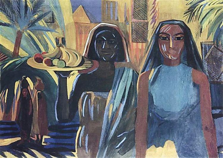 Egyptian women, 1911 - Martiros Sarian