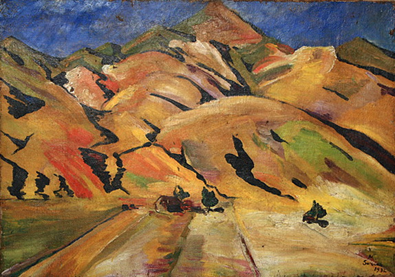 Evening in the mountains, 1932 - Мартірос Сар'ян