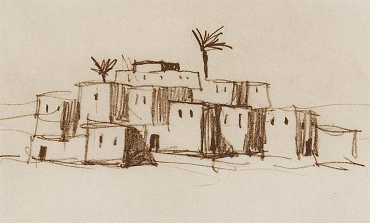 Fellah village, 1911 - 马尔季罗斯·萨良