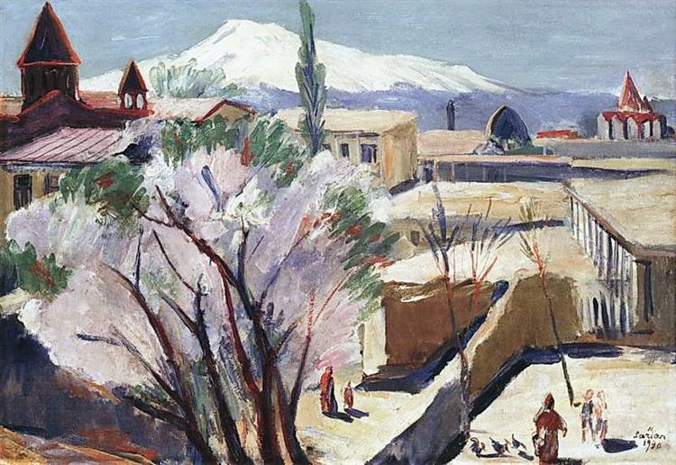 In old Yerevan, 1930 - Мартирос Сарьян