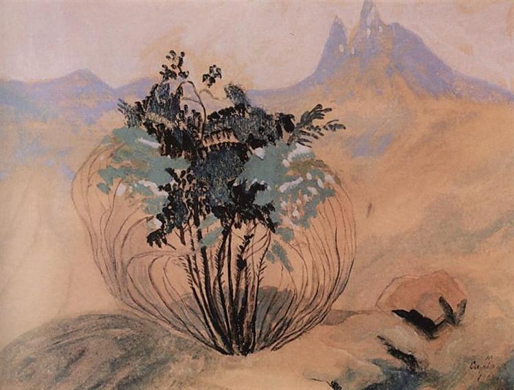 Landscape. Mount Aragats., 1904 - Мартирос Сарьян