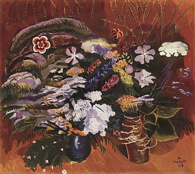 Meadow flowers, 1918 - 马尔季罗斯·萨良