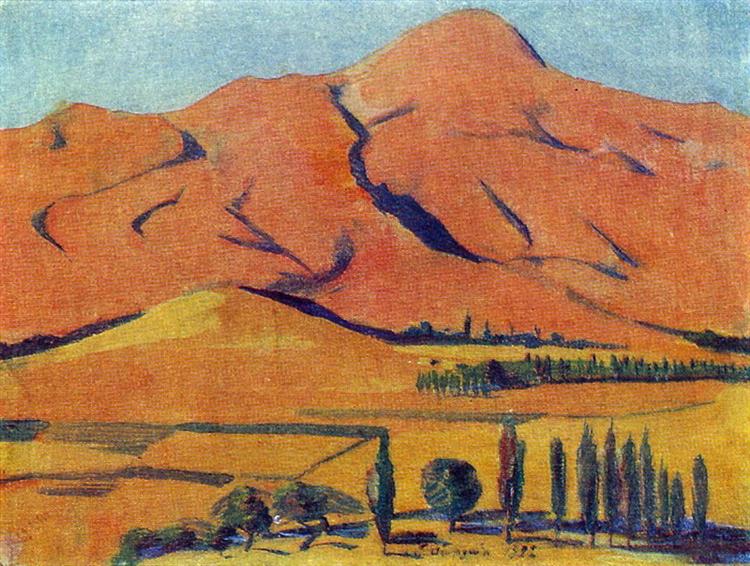 Mount Shamiram, 1922 - Мартірос Сар'ян
