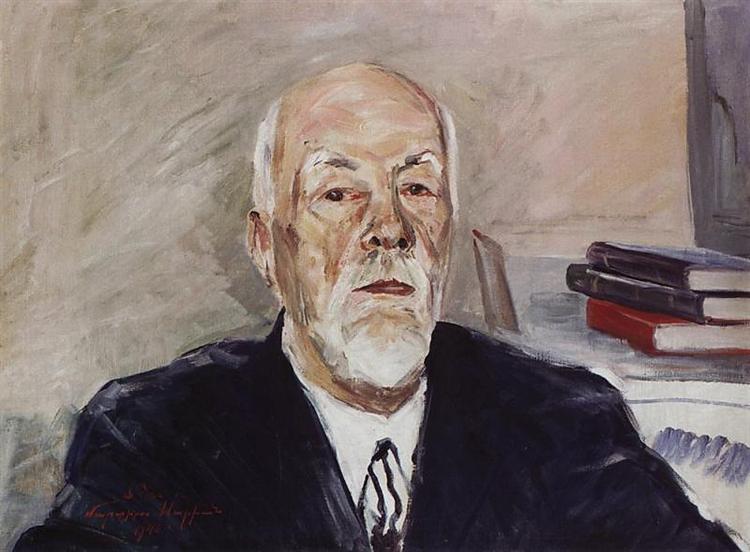 Portrait of Academician Stepan Malkhasyan, 1943 - 马尔季罗斯·萨良