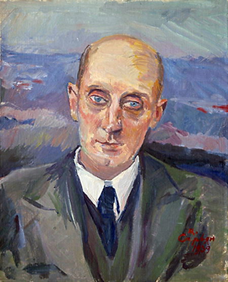 Portrait of S. Shervinsky, 1939 - 马尔季罗斯·萨良