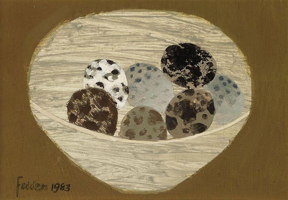 Quail Eggs, 1983 - Mary Fedden