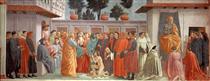 Raising of the Son of Teophilus and St.Peter Enthroned - 馬薩喬