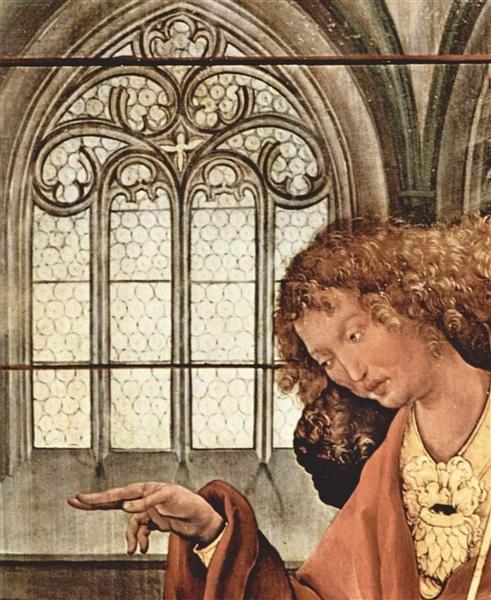 The Annunciation (detail), c.1515 - Матіас Грюневальд