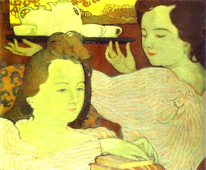 Mystic Allegory or Tea, 1892 - 莫里斯·丹尼