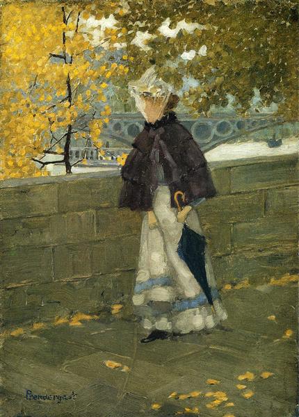 Along the Seine, c.1892 - c.1894 - Морис Прендергаст