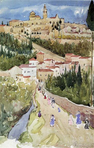 Assisi, c.1898 - c.1899 - Maurice Prendergast