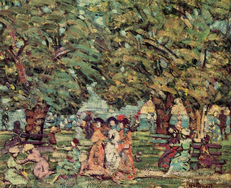 Under the Trees, c.1907 - c.1910 - Maurice Prendergast