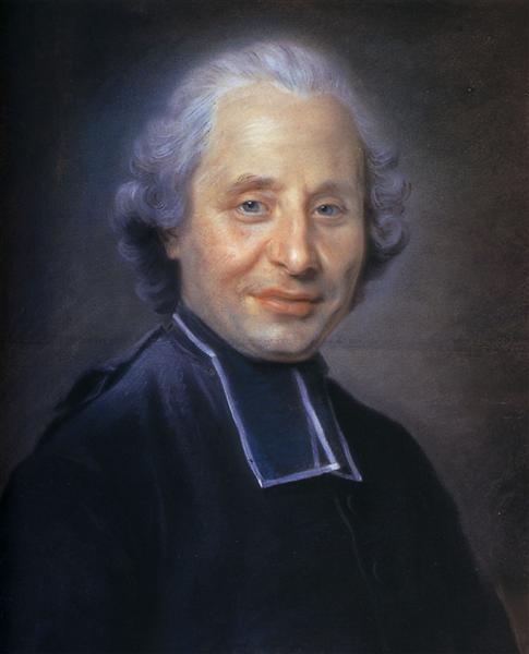 Portrait of abbot - Морис Кантен де Латур