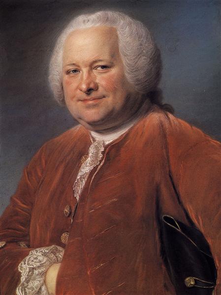 Portrait of Alexandre-Jean-Joseph Le Riche de La Pouplinière - Морис Кантен де Латур