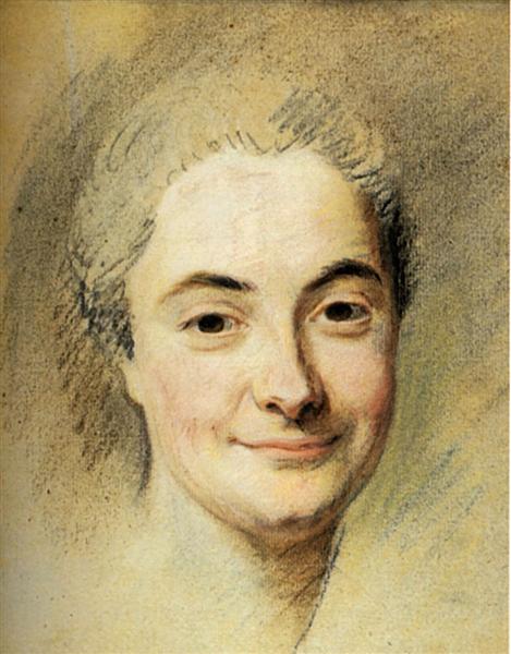 Portrait of Mademoiselle Dangeville - Maurice Quentin de La Tour