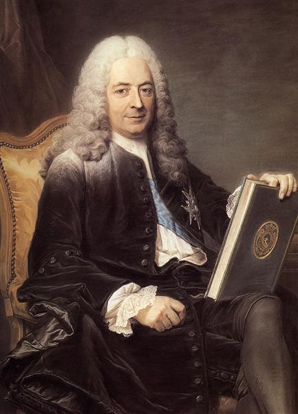 Portrait of Philibert Orry de Vignory, c.1737 - Моріс Кантен де Латур
