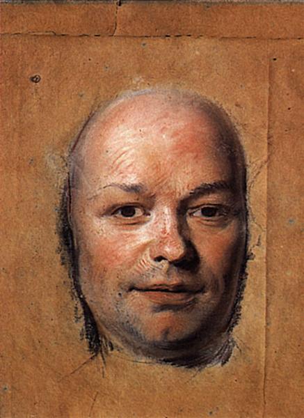 Study for portrait of unknown man - Моріс Кантен де Латур