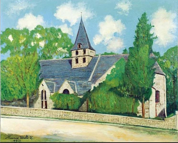 Church of St. Leomer - Maurice Utrillo