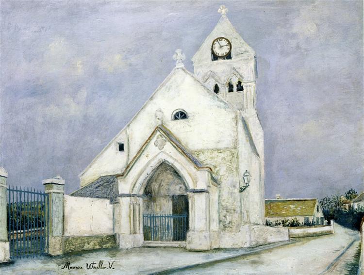 Little Communicant, Church of Mourning - Maurice Utrillo