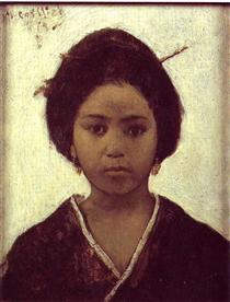 Japanese Woman - Маврикій Готтліб