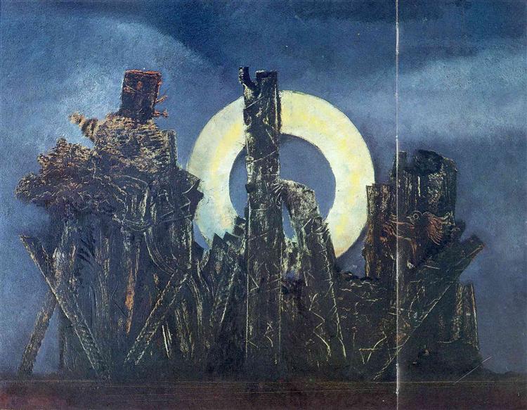 The large forest, c.1925 - Max Ernst