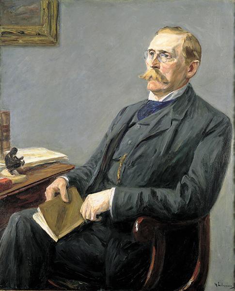 Portrait of Wilhelm Bode, 1904 - Max Liebermann