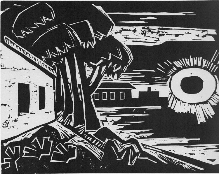 Die Sonne stürzt, 1922 - Max Pechstein