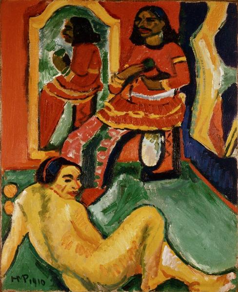 Indian and Woman, 1910 - Max Pechstein