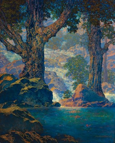 Cascades (Quiet Solitude), 1959 - Maxfield Parrish
