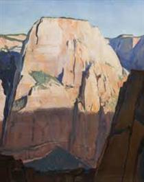 Great White Throne, Zion Canyon, Utah - Мейнард Диксон