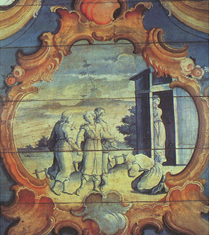 Abraão Adora os Três Anjos, 1799 - Mestre Ataíde