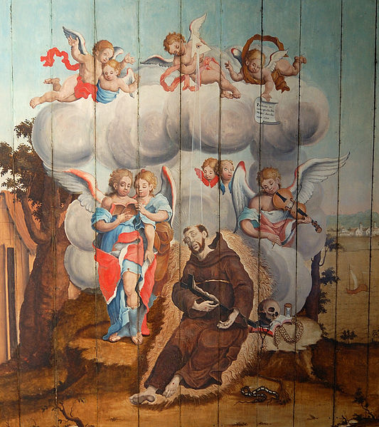 Agonia e Morte de São Francisco, c.1800 - Mestre Ataíde