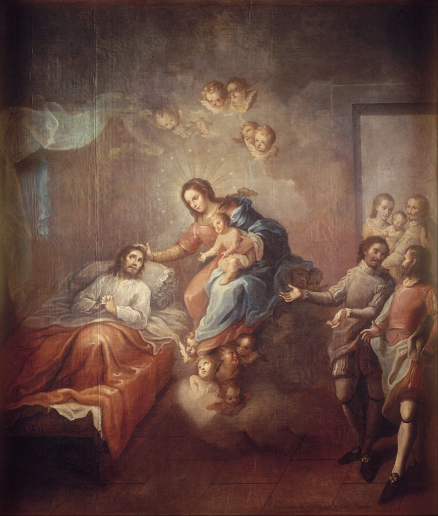 The Conversion of Saint Ignatius Loyola - Miguel Cabrera - WikiArt.org