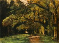 Park in Colpach - Mihaly Munkacsy